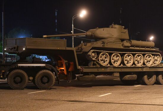 Russia Victory Day Preparation 