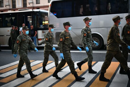 Russia Victory Day Preparation