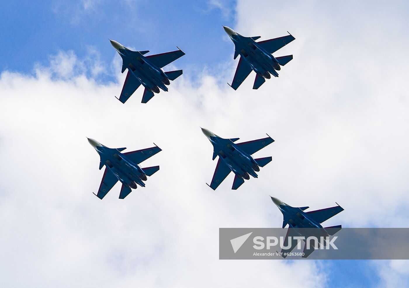 Russia WWII Victory Parade Rehearsal