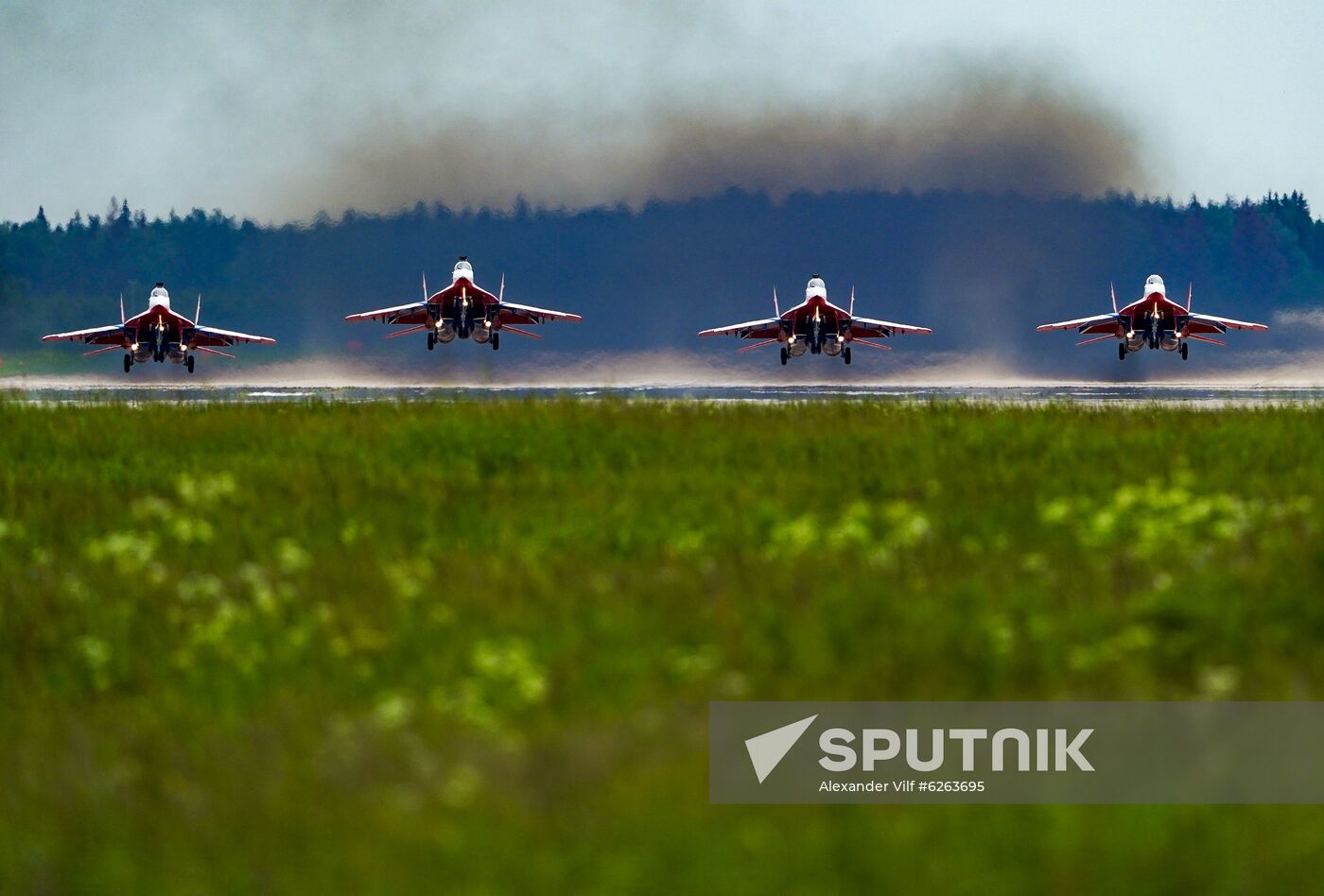 Russia WWII Victory Parade Rehearsal