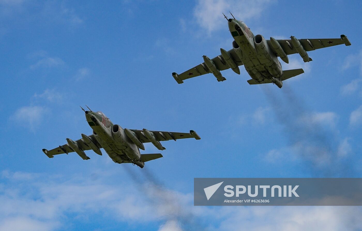 Russia WWII Victory Parade Rehearsal