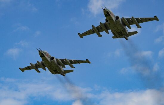 Russia WWII Victory Parade Rehearsal