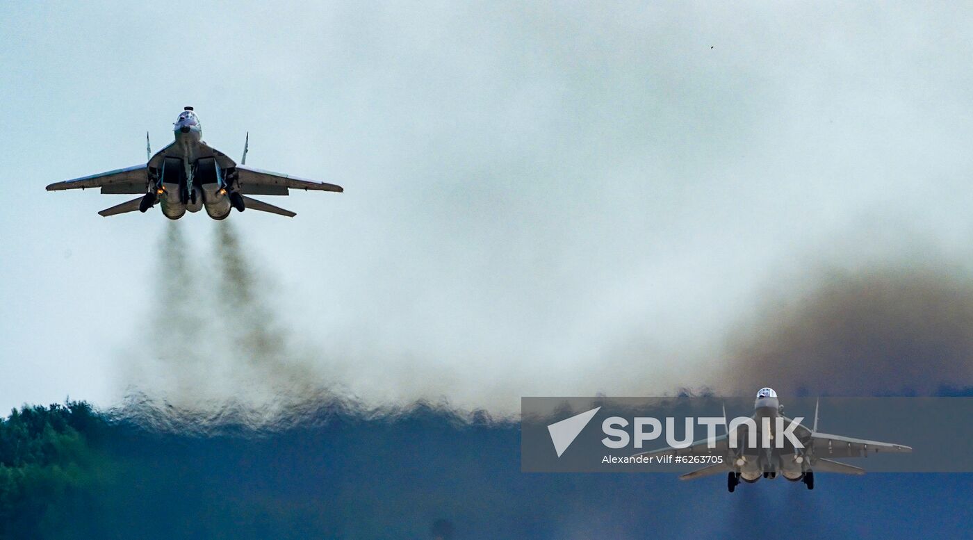 Russia WWII Victory Parade Rehearsal