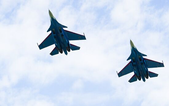 Russia WWII Victory Parade Rehearsal
