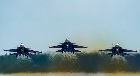 Russia WWII Victory Parade Rehearsal