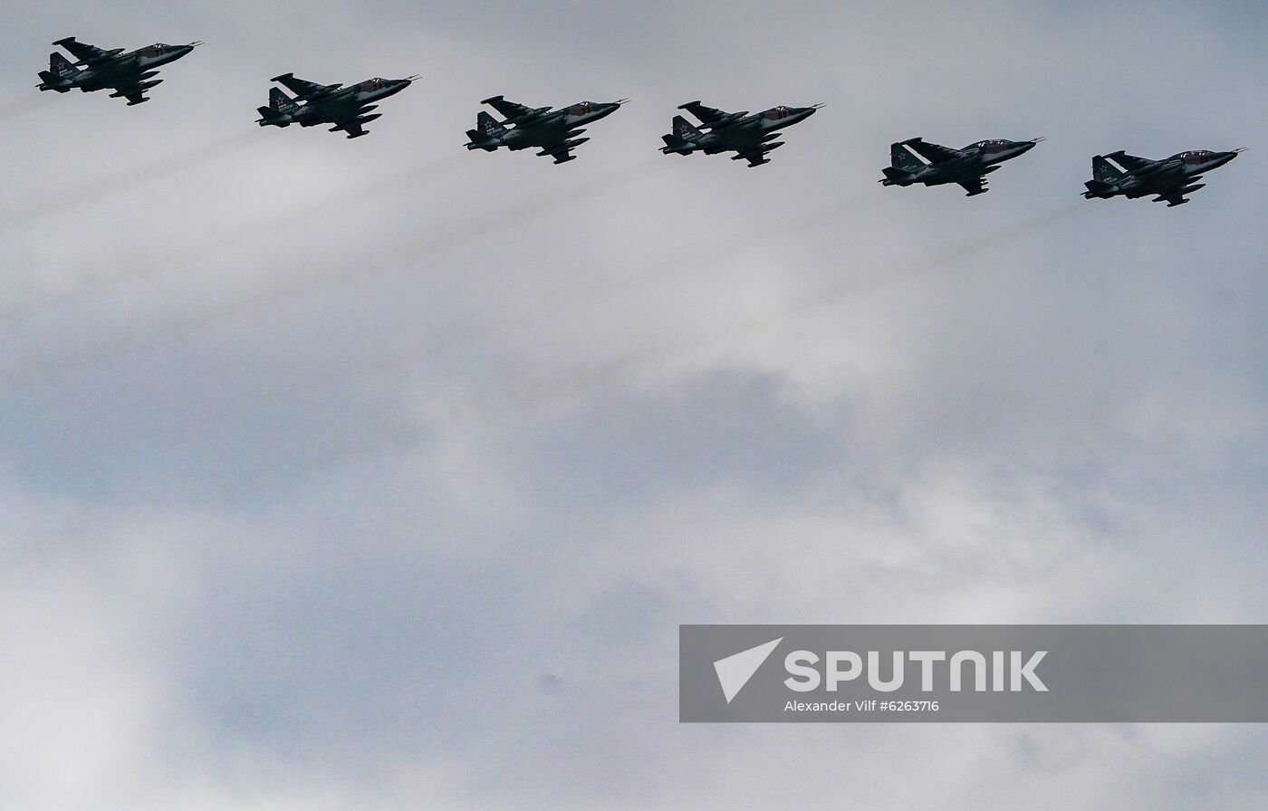 Russia WWII Victory Parade Rehearsal