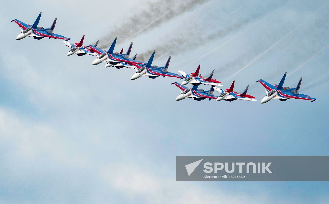 Russia WWII Victory Parade Rehearsal