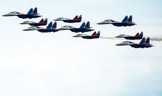 Russia WWII Victory Parade Rehearsal