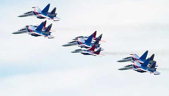 Russia WWII Victory Parade Rehearsal