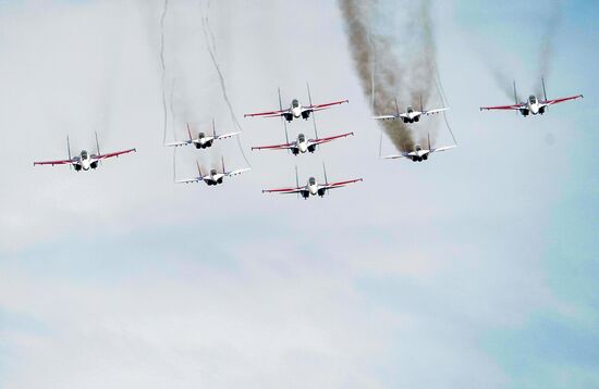 Russia WWII Victory Parade Rehearsal