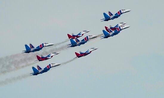 Russia WWII Victory Parade Rehearsal