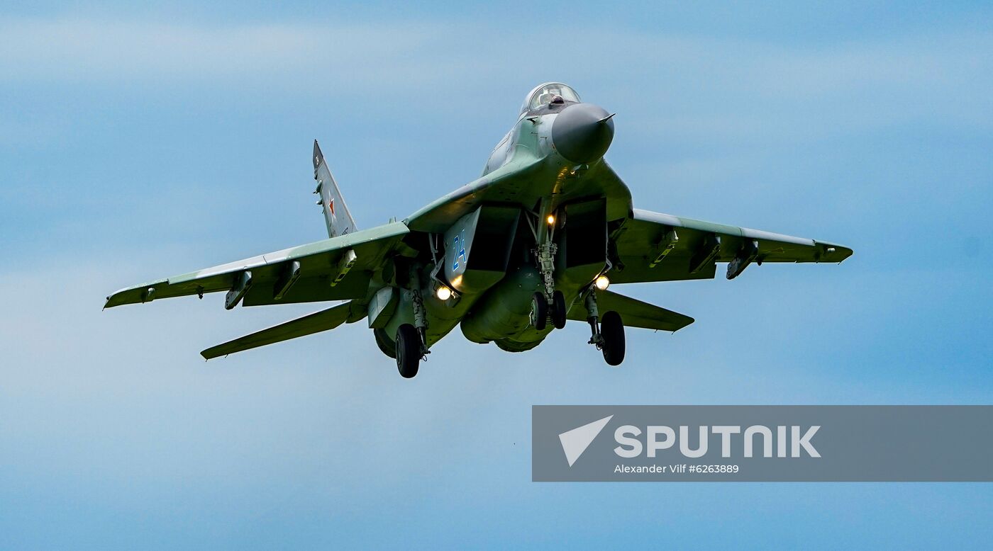Russia WWII Victory Parade Rehearsal