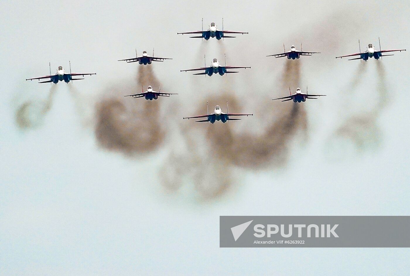 Russia WWII Victory Parade Rehearsal