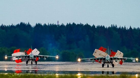 Russia WWII Victory Parade Rehearsal