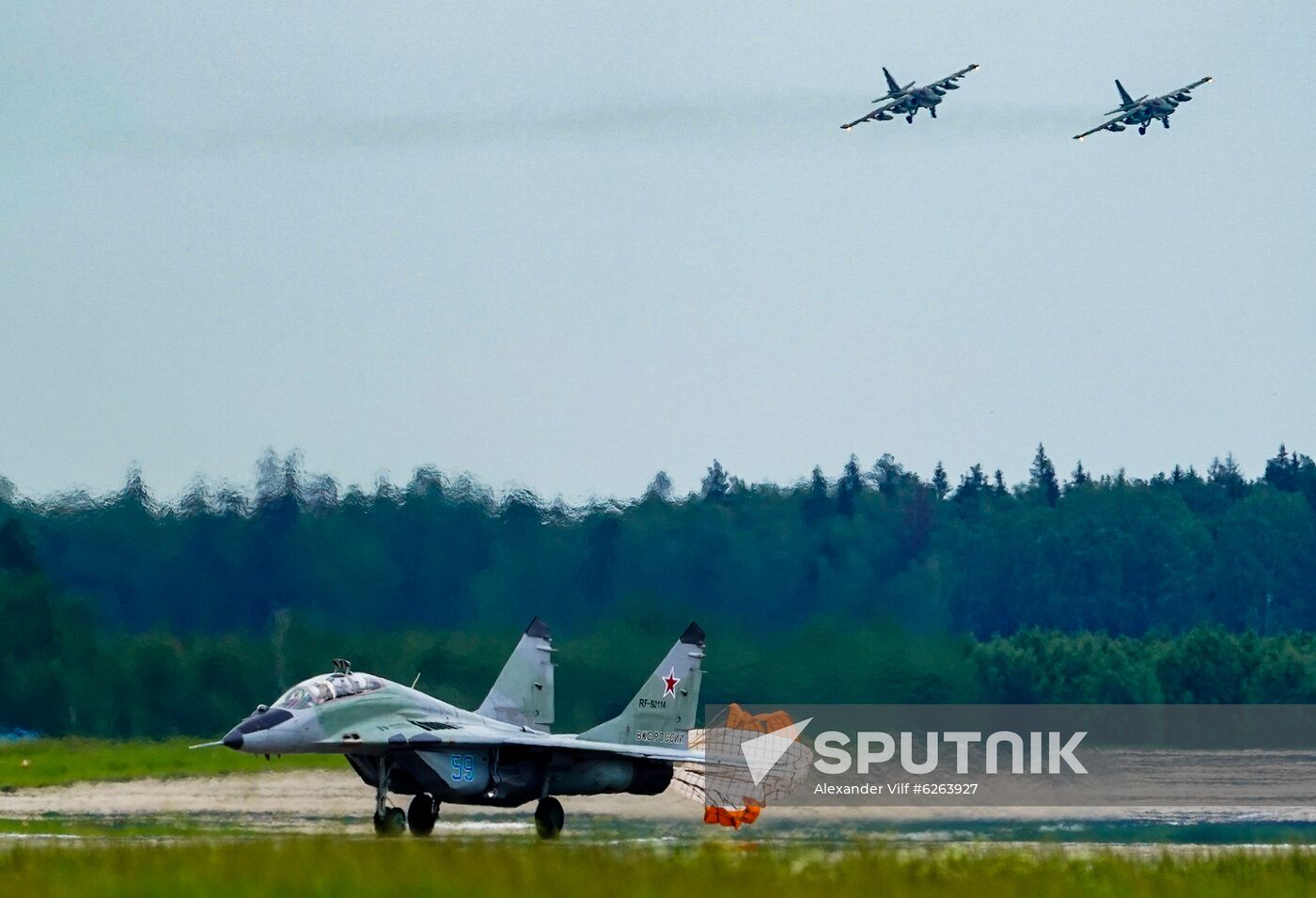 Russia WWII Victory Parade Rehearsal
