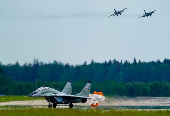 Russia WWII Victory Parade Rehearsal