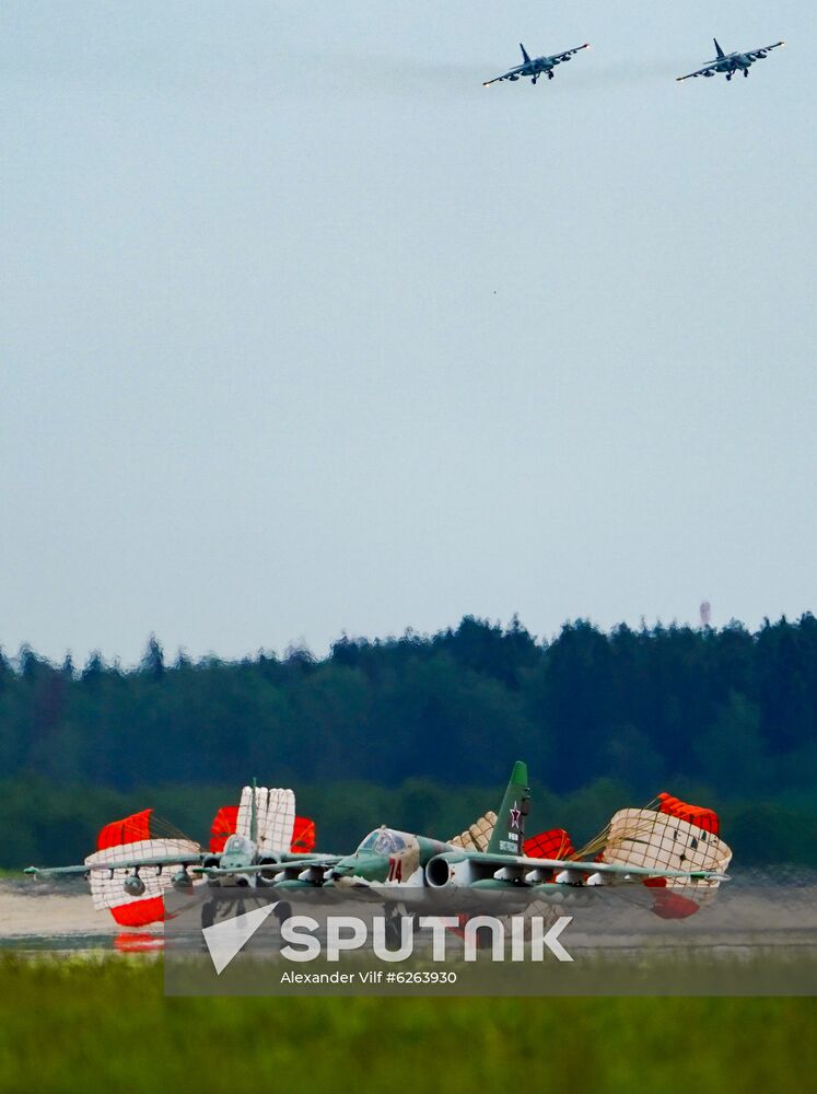 Russia WWII Victory Parade Rehearsal
