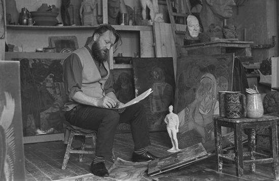 Soviet artist Stepan Kolyupanov
