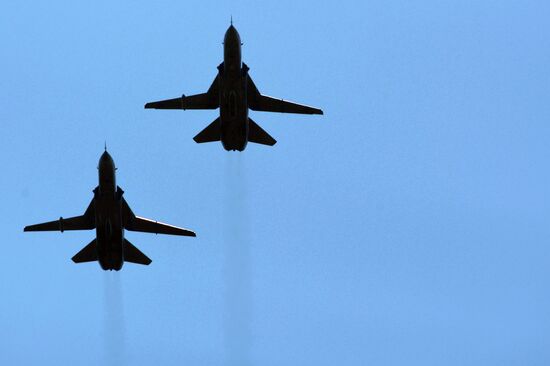 Russia WWII Victory Parade Rehearsal