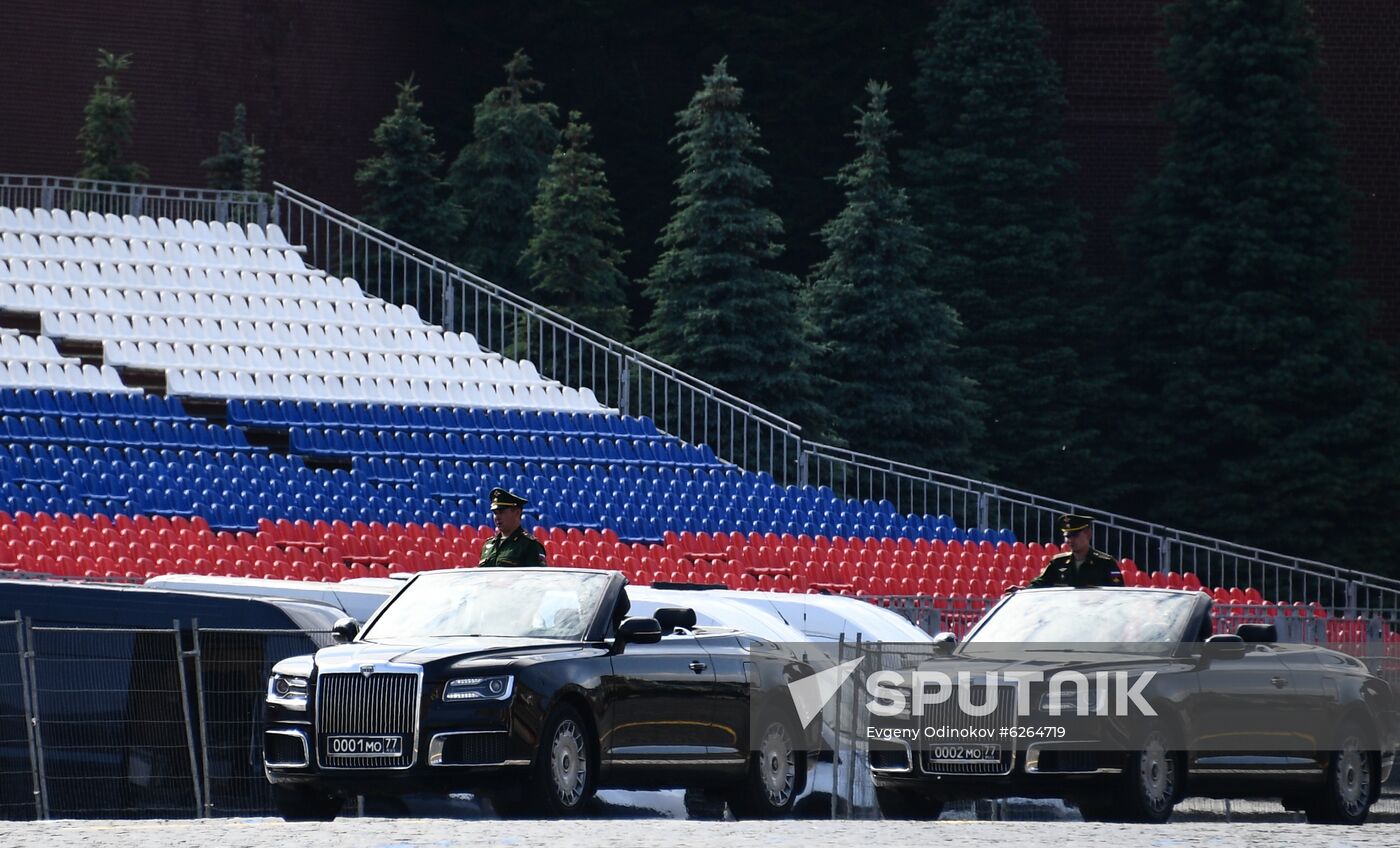 Russia WWII Victory Parade Rehearsal