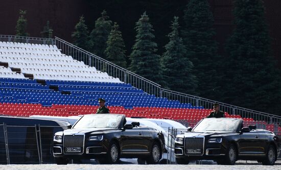 Russia WWII Victory Parade Rehearsal 