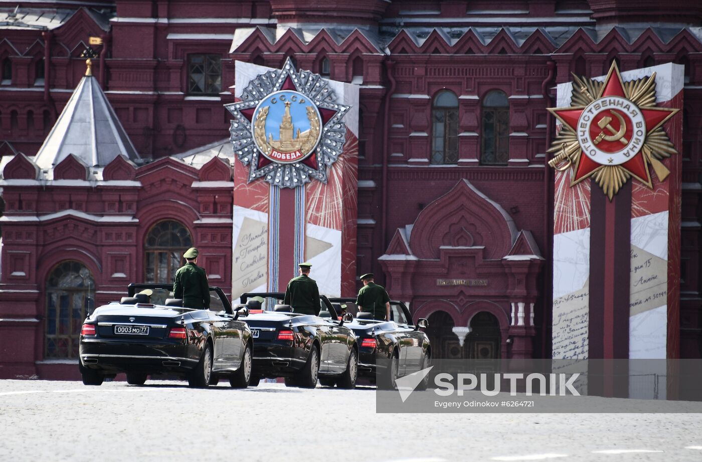Russia WWII Victory Parade Rehearsal 