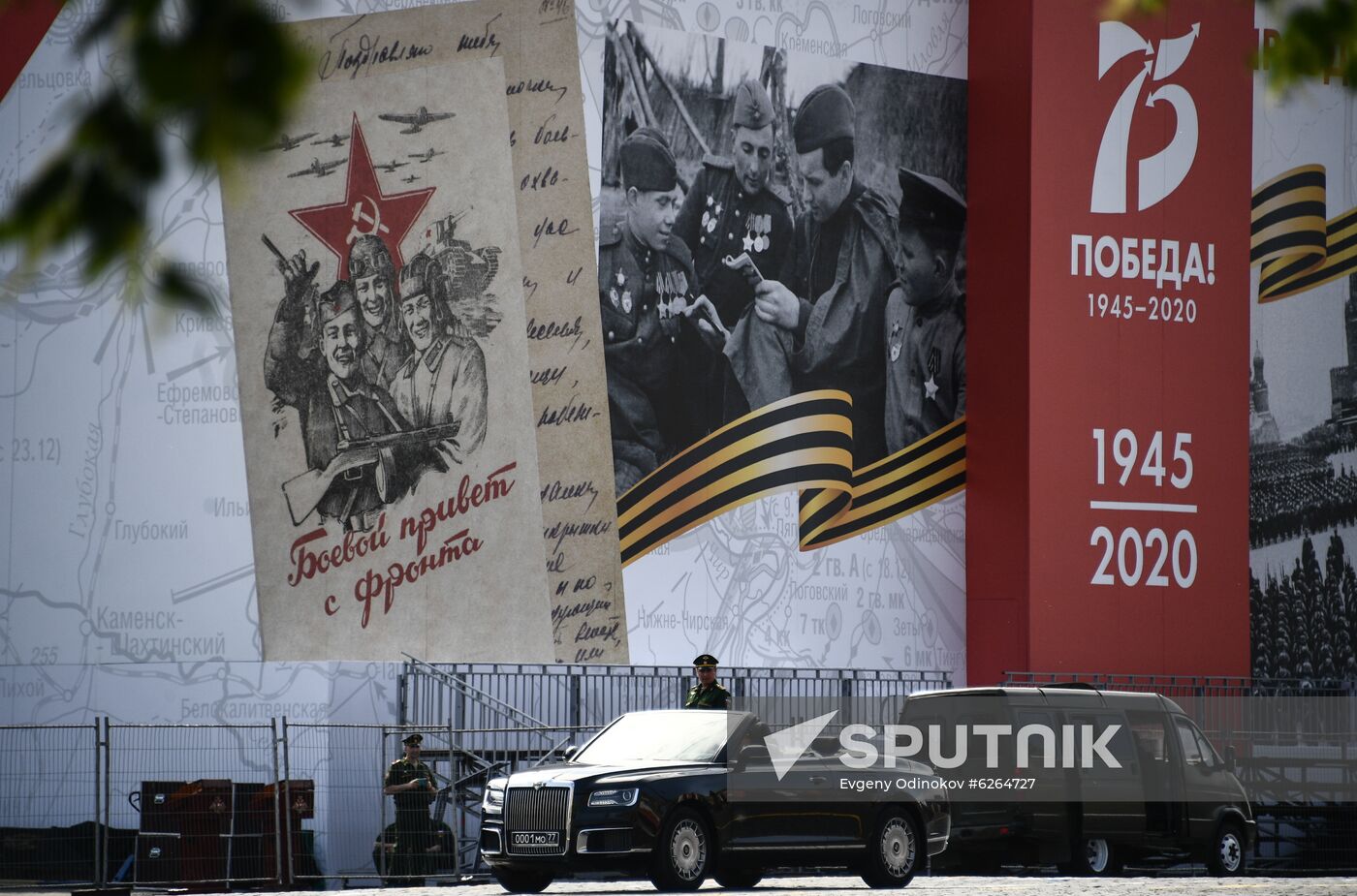 Russia WWII Victory Parade Rehearsal 