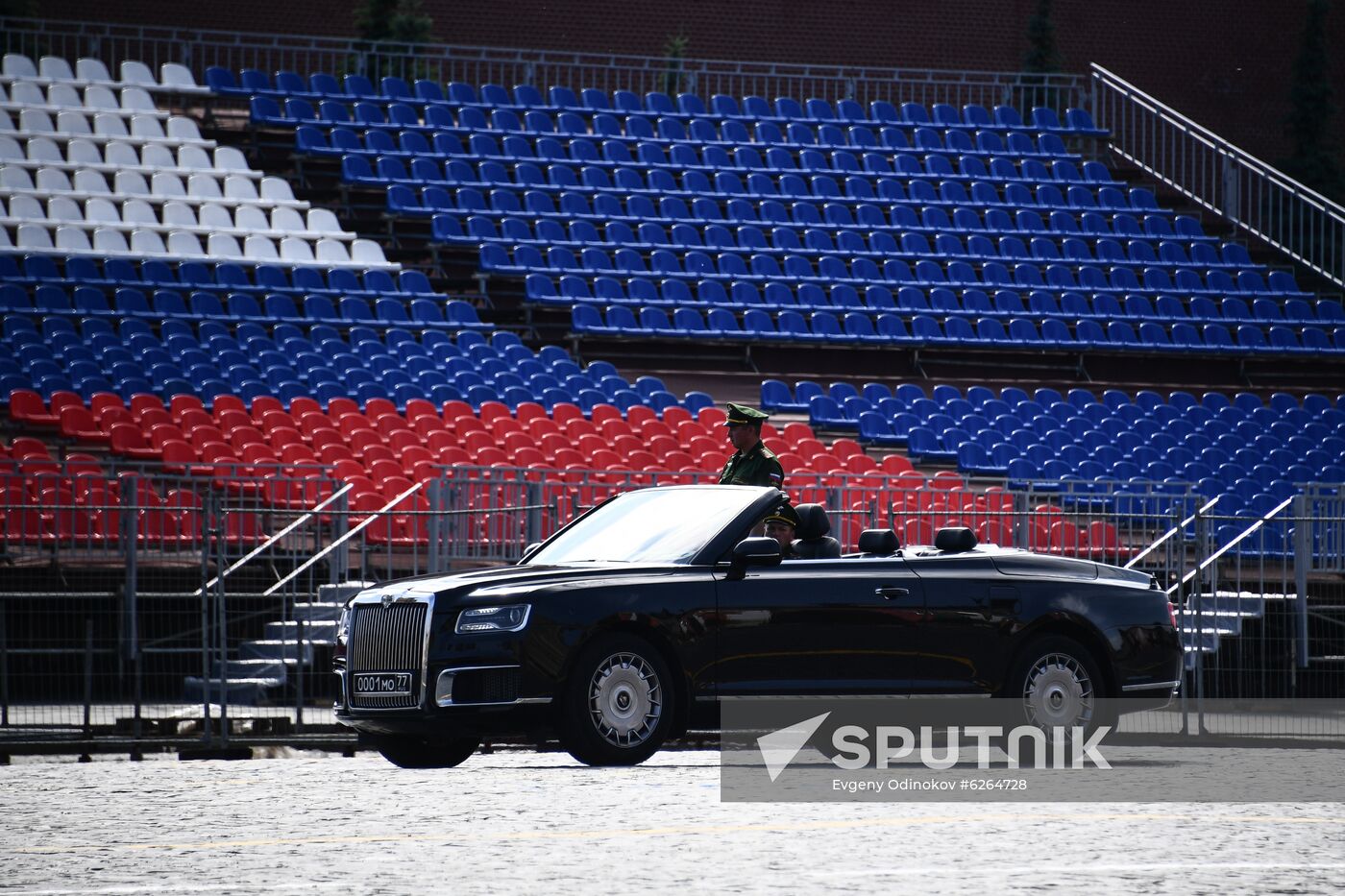 Russia WWII Victory Parade Rehearsal