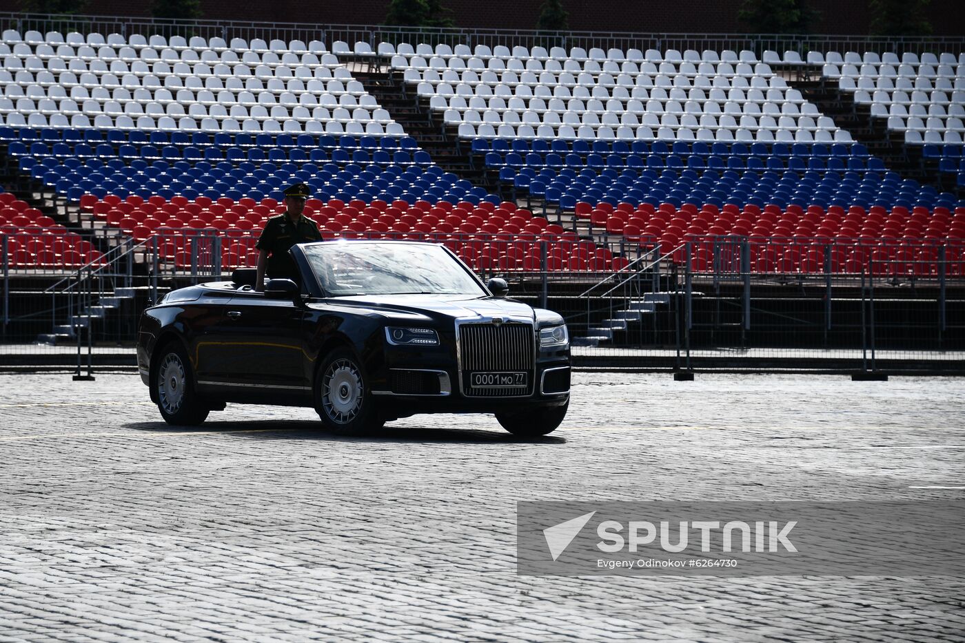 Russia WWII Victory Parade Rehearsal 