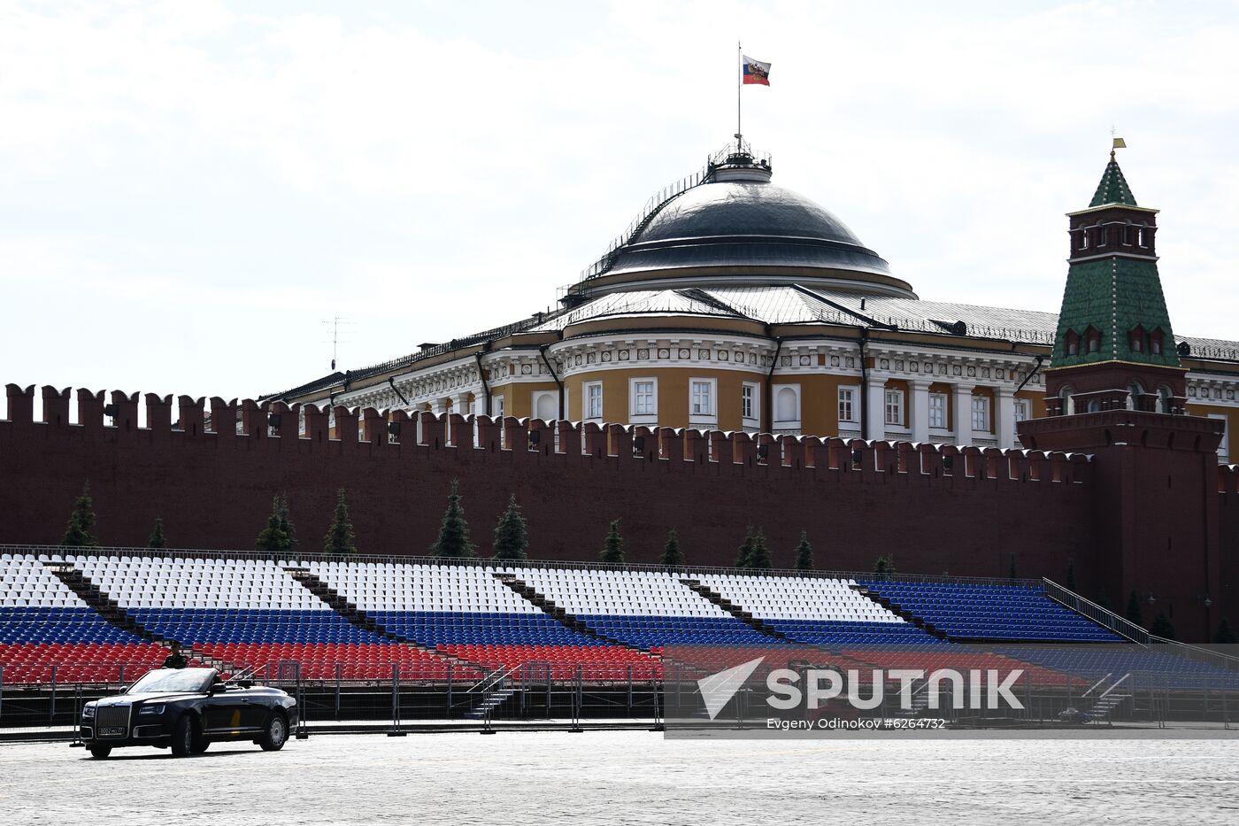 Russia WWII Victory Parade Rehearsal 