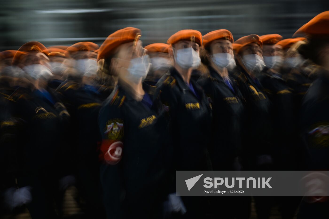Russia WWII Victory Parade Rehearsal