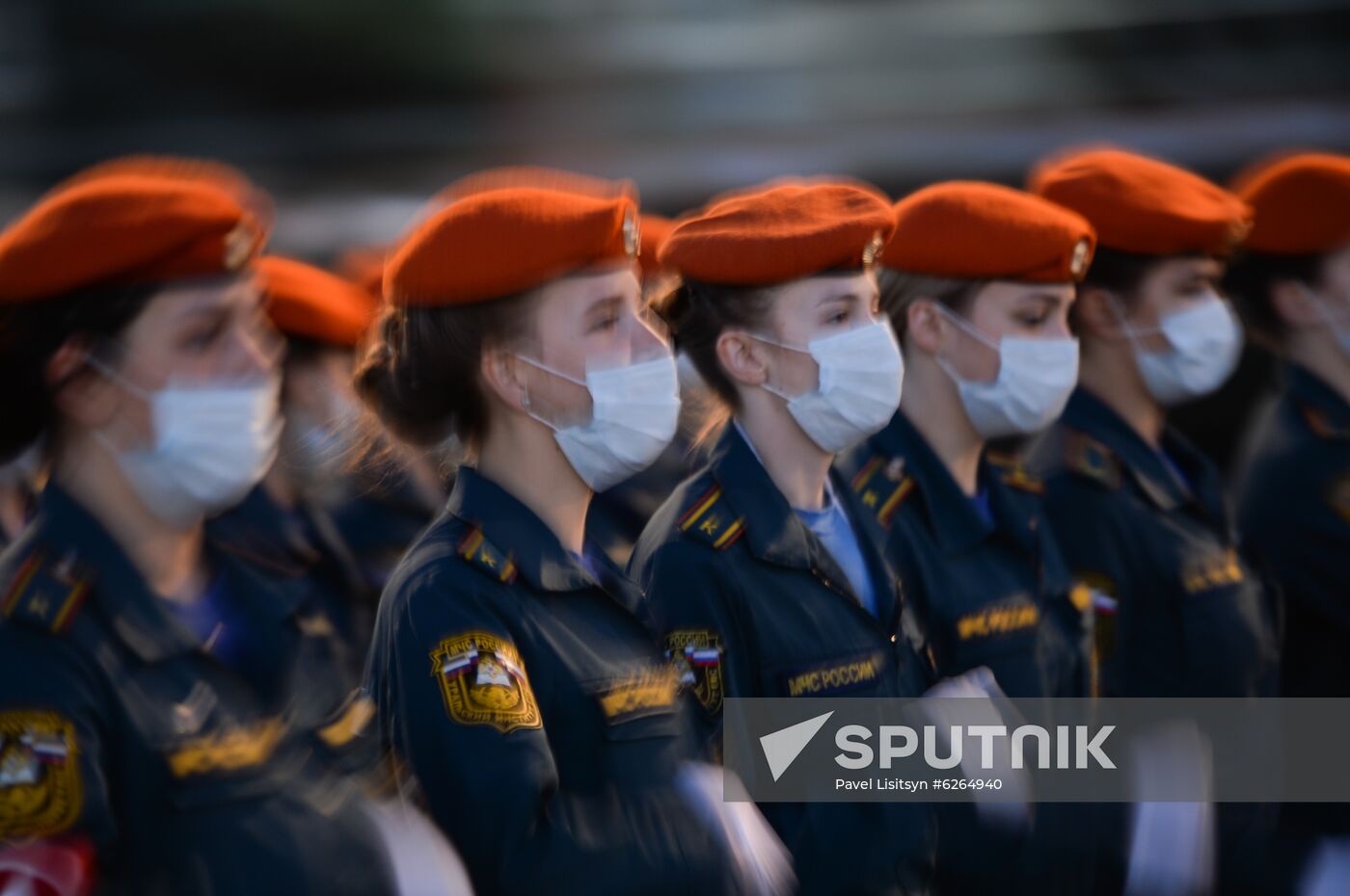 Russia WWII Victory Parade Rehearsal
