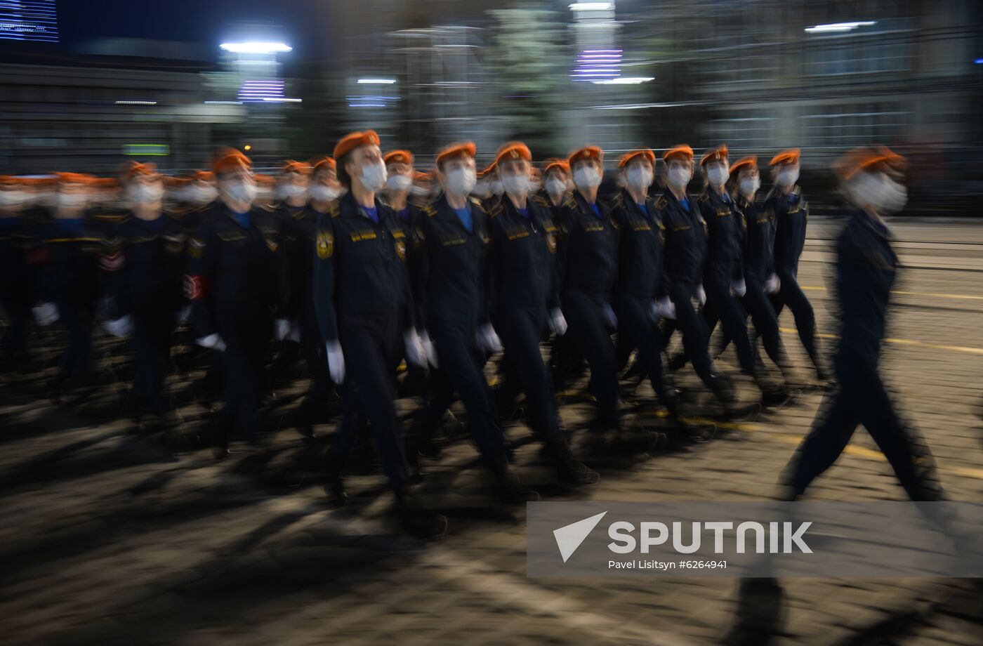 Russia WWII Victory Parade Rehearsal