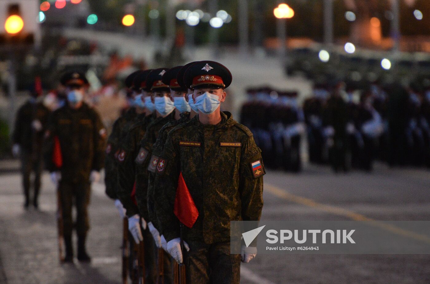 Russia WWII Victory Parade Rehearsal