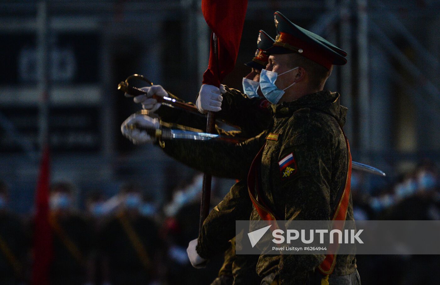 Russia WWII Victory Parade Rehearsal