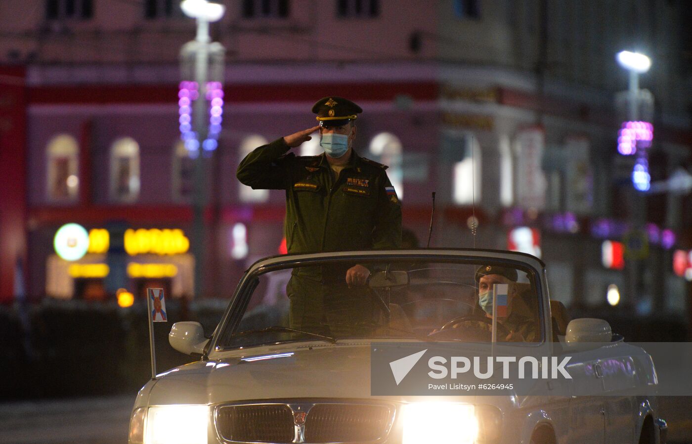 Russia WWII Victory Parade Rehearsal