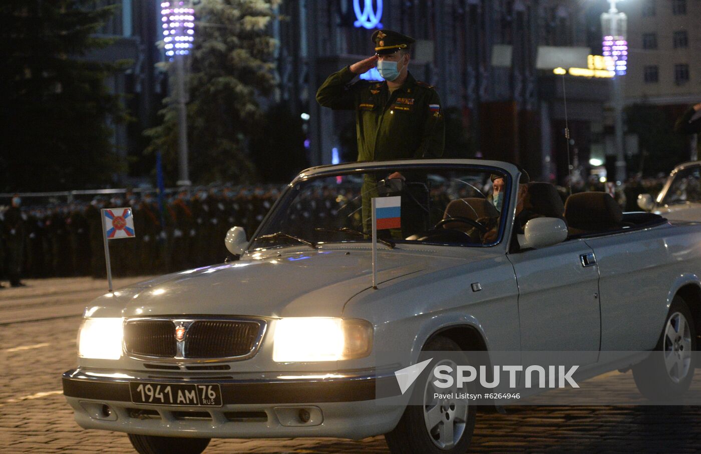 Russia WWII Victory Parade Rehearsal