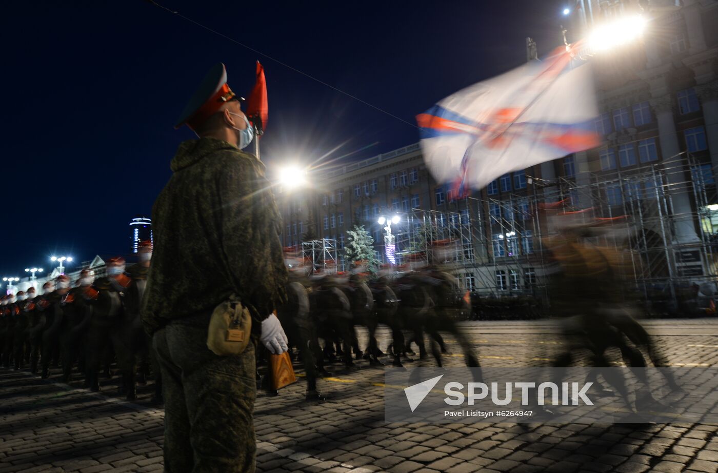 Russia WWII Victory Parade Rehearsal