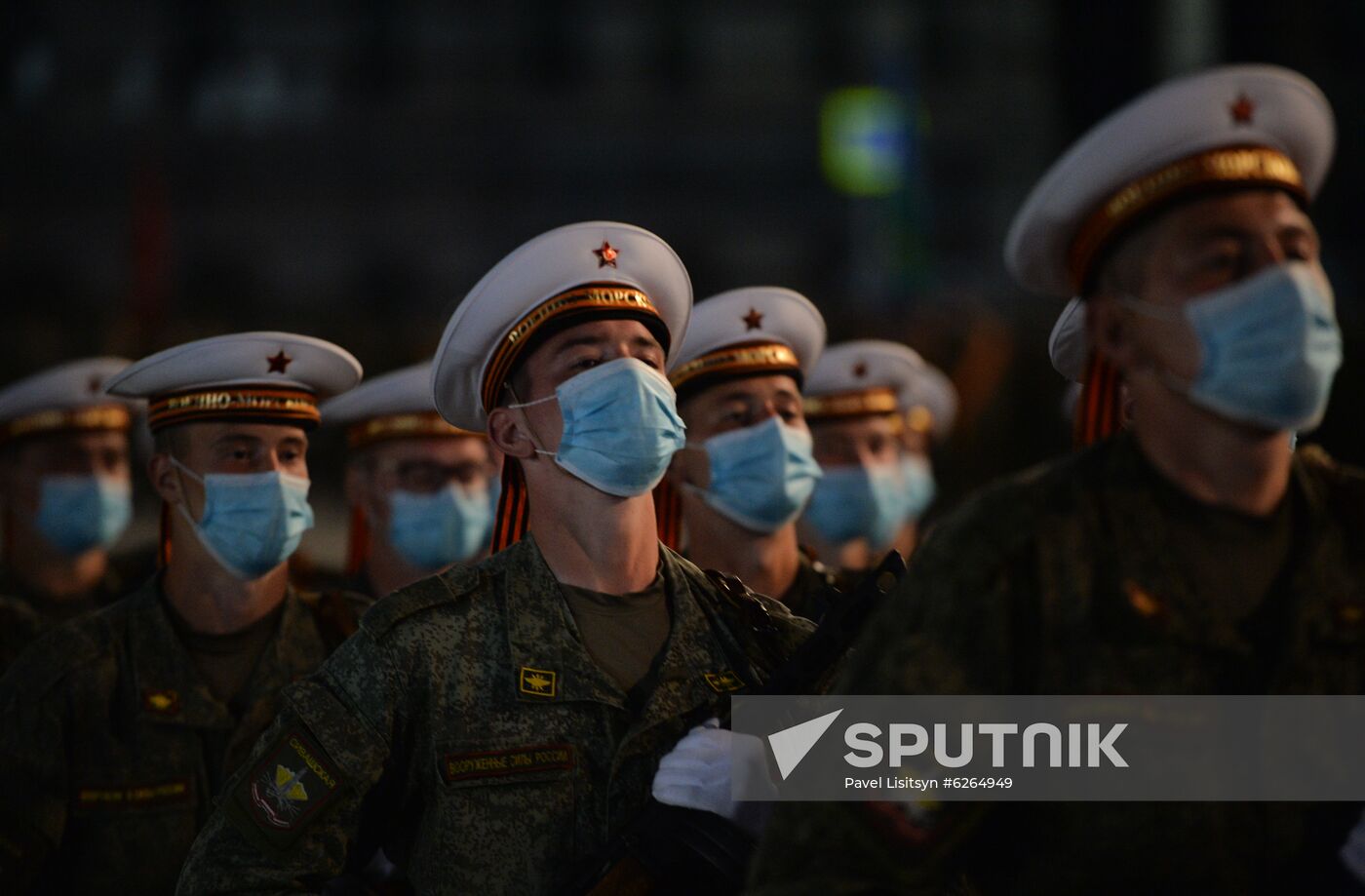 Russia WWII Victory Parade Rehearsal