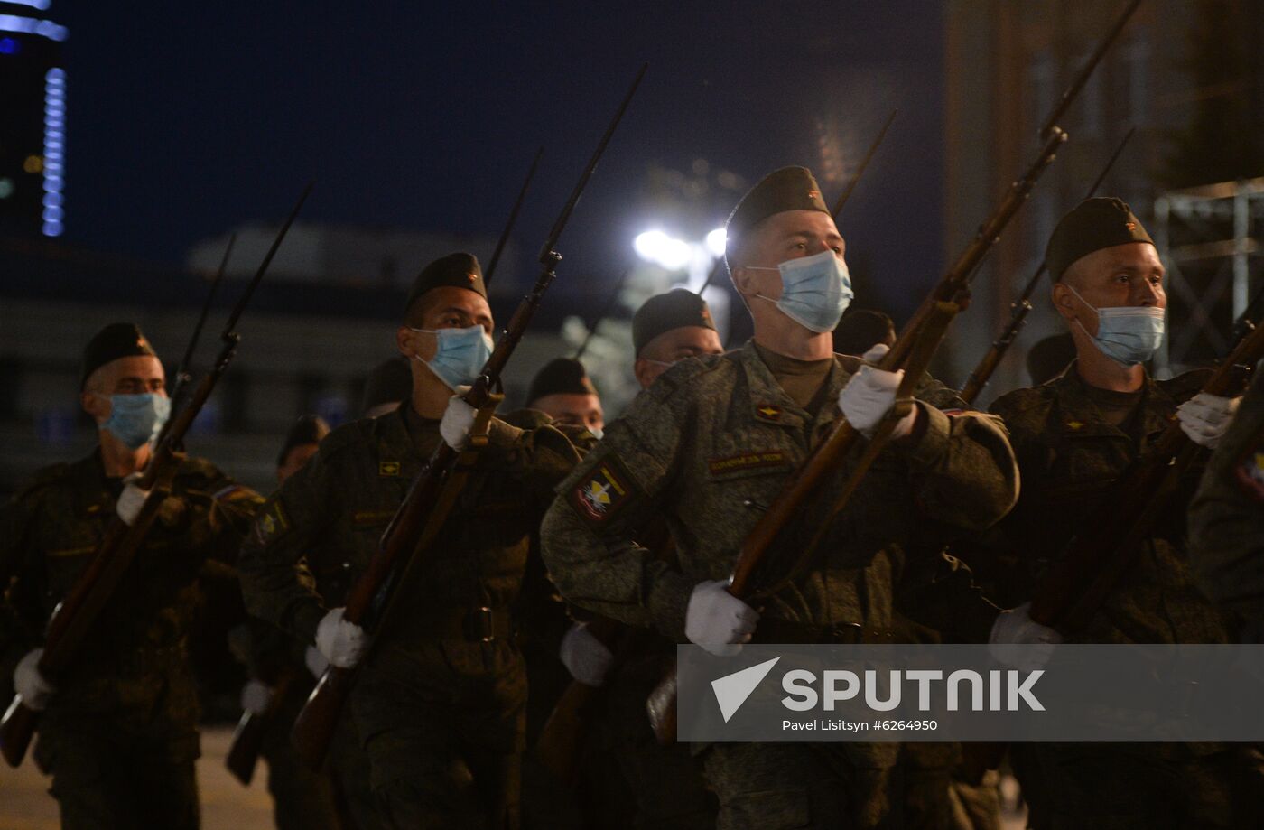 Russia WWII Victory Parade Rehearsal