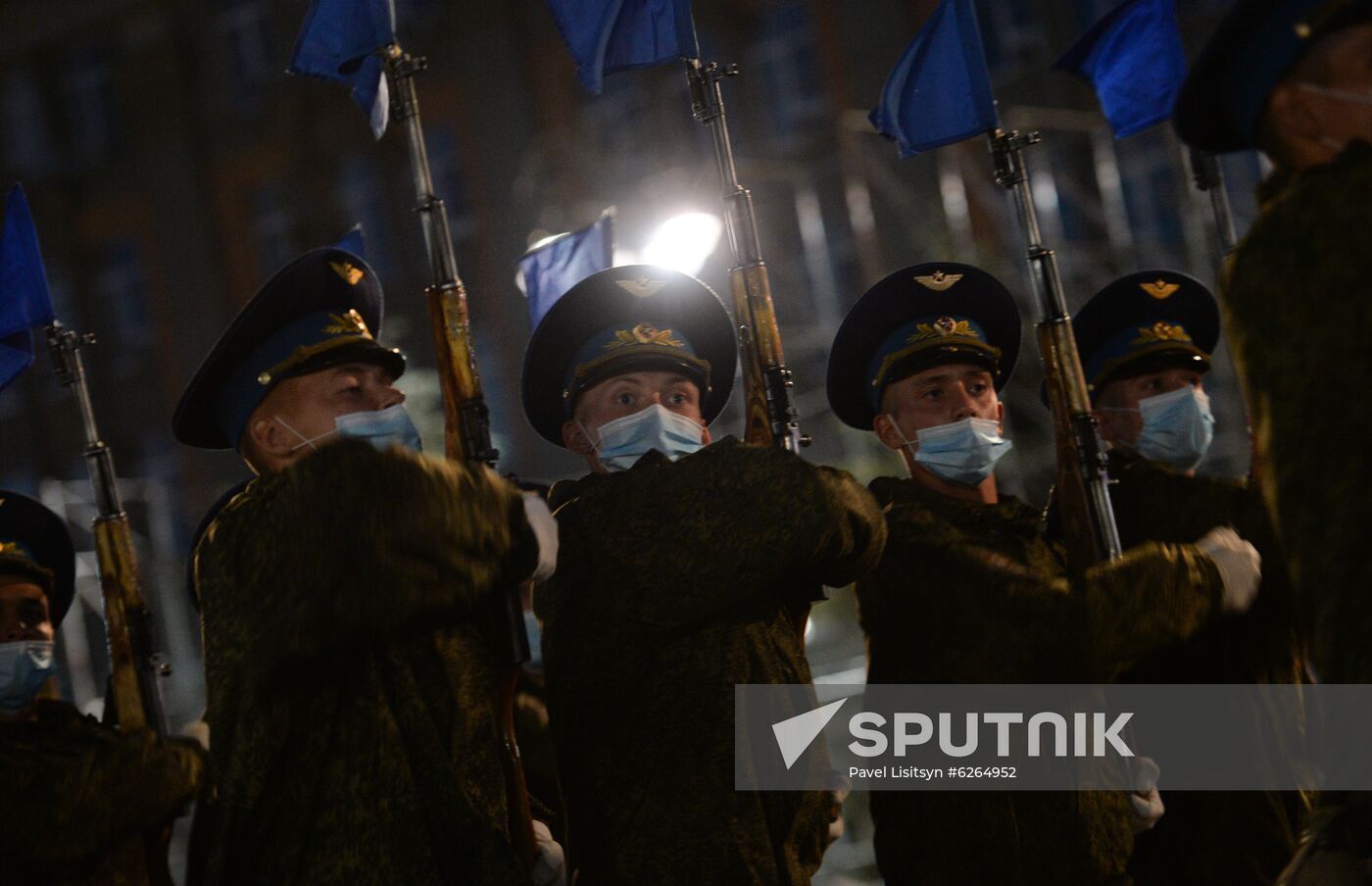 Russia WWII Victory Parade Rehearsal