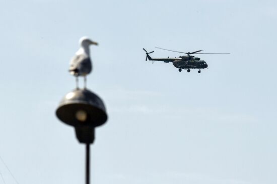 Russia WWII Victory Parade Rehearsal