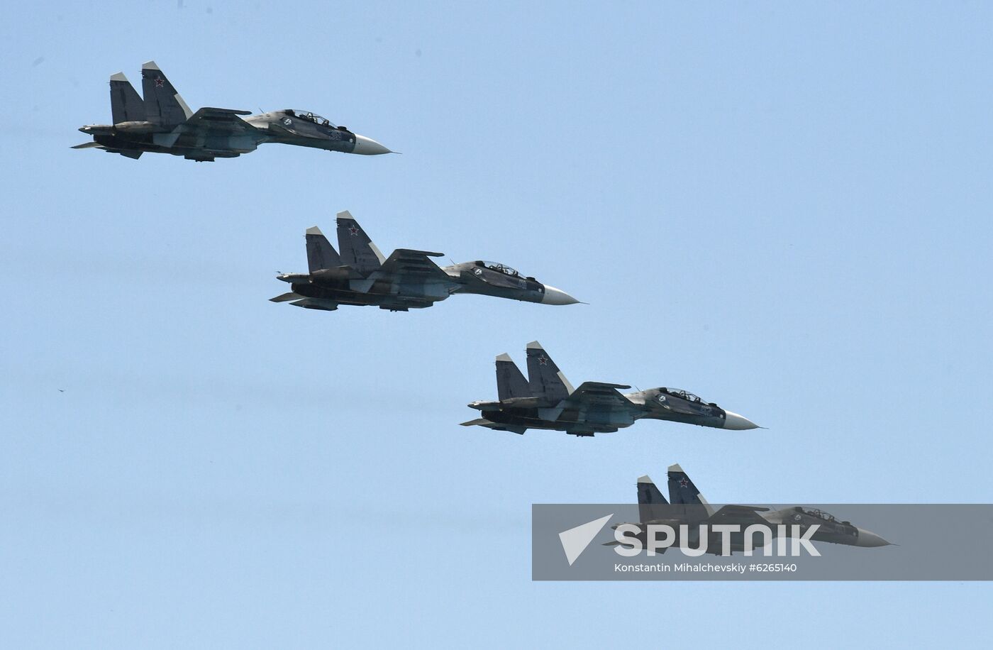 Russia WWII Victory Parade Rehearsal