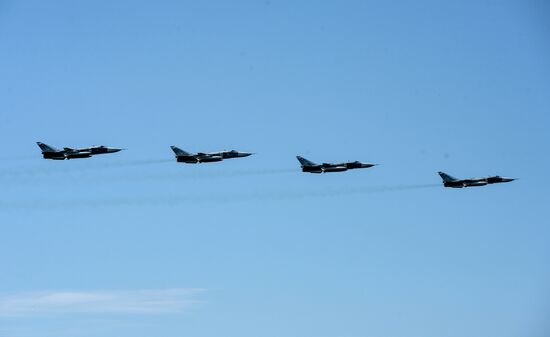 Russia WWII Victory Parade Rehearsal