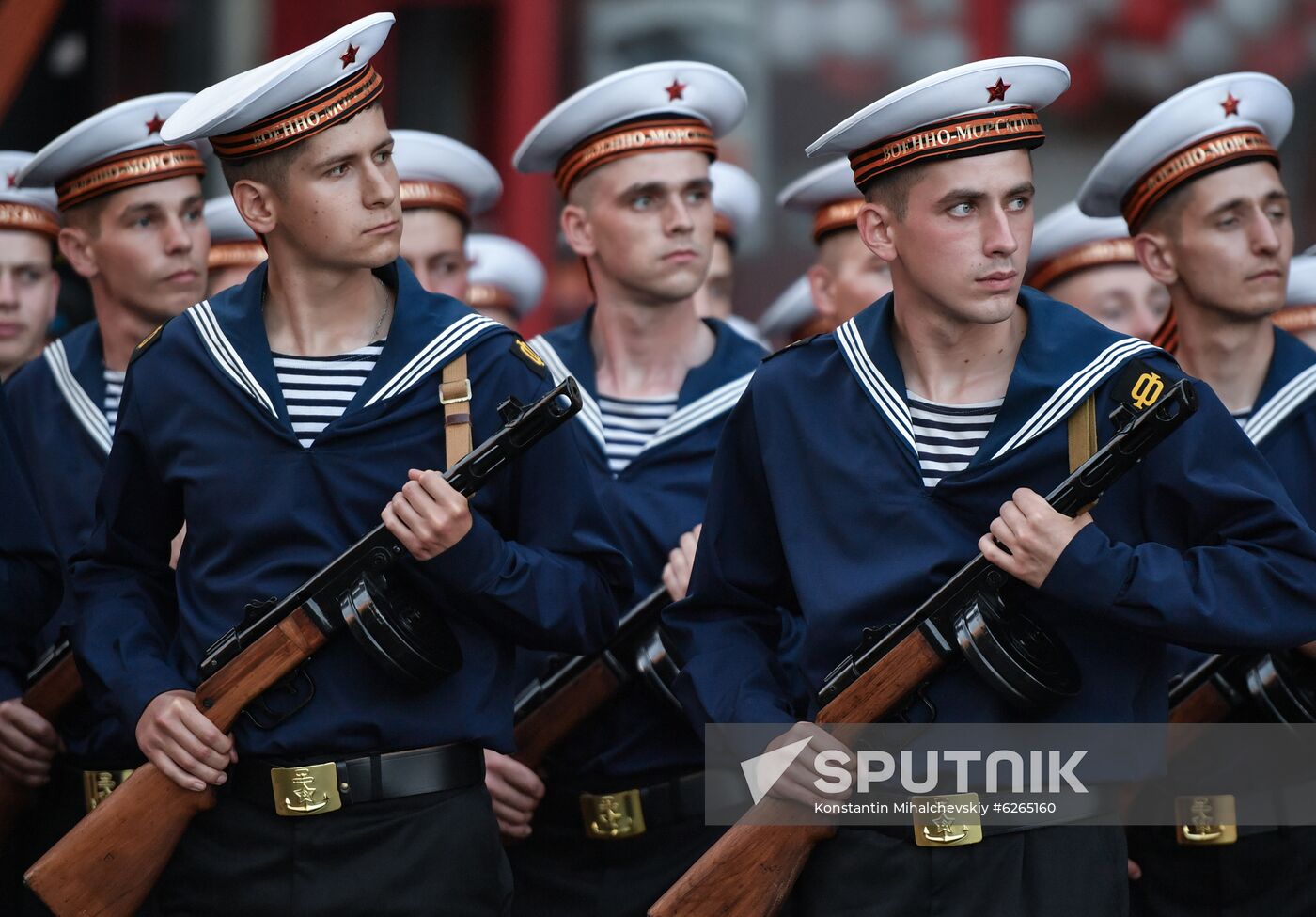 Russia WWII Victory Parade Rehearsal