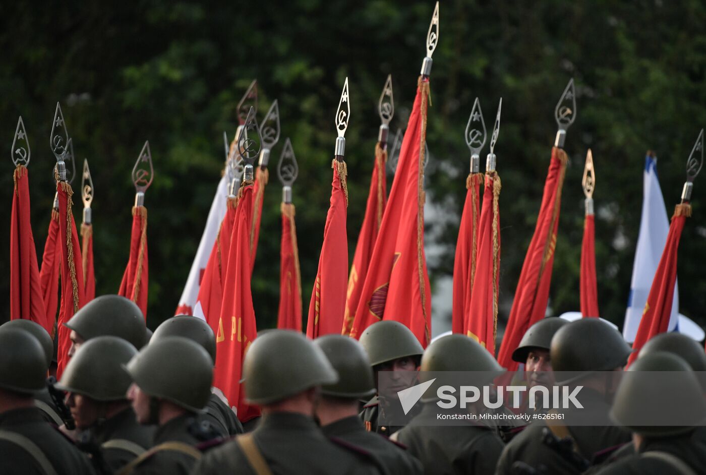 Russia WWII Victory Parade Rehearsal