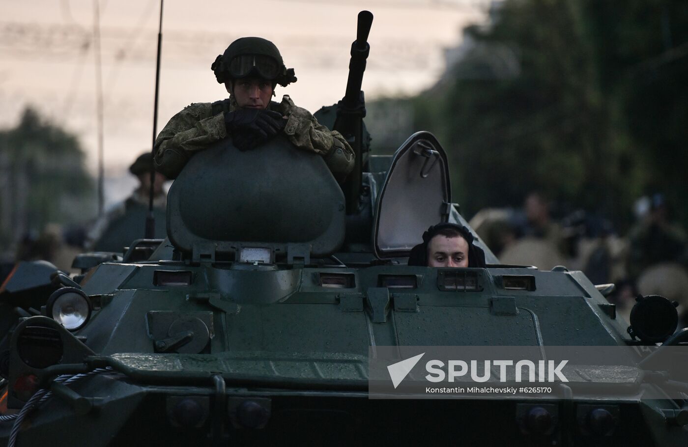 Russia WWII Victory Parade Rehearsal