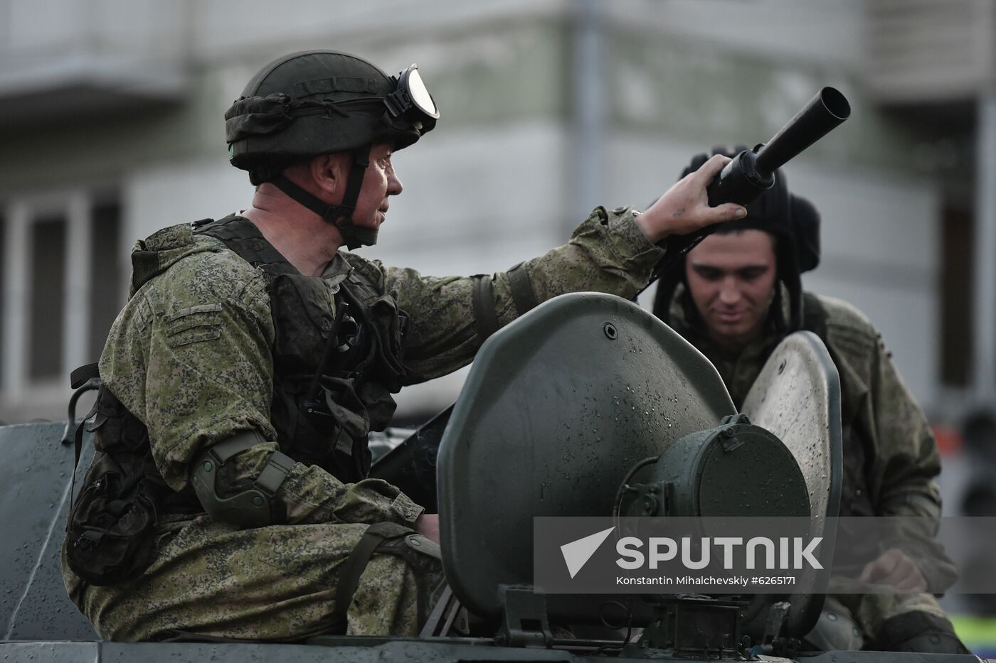 Russia WWII Victory Parade Rehearsal