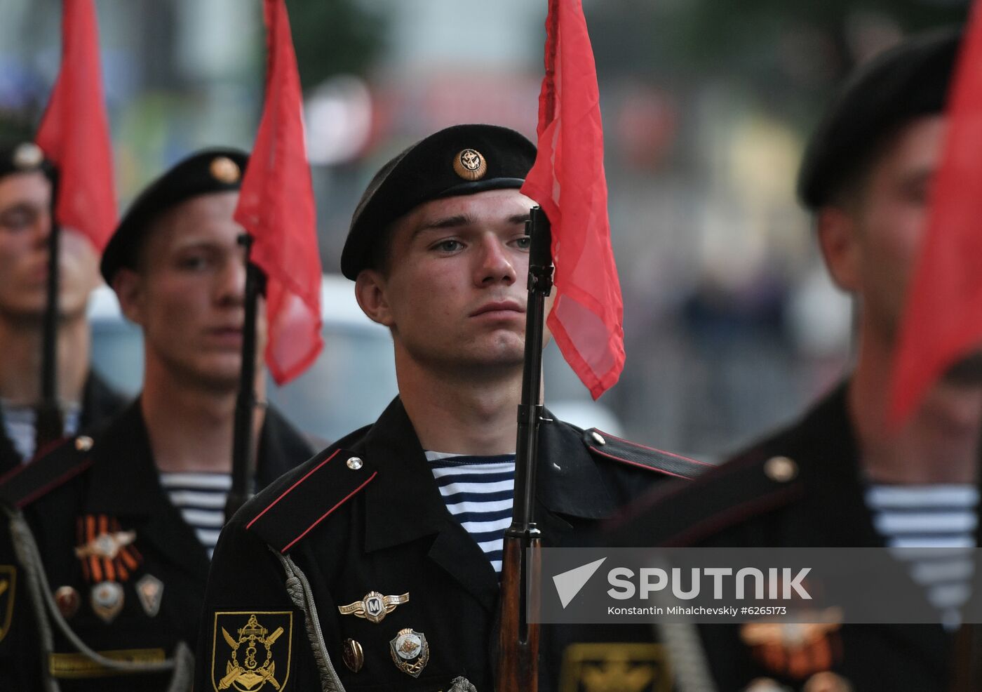 Russia WWII Victory Parade Rehearsal