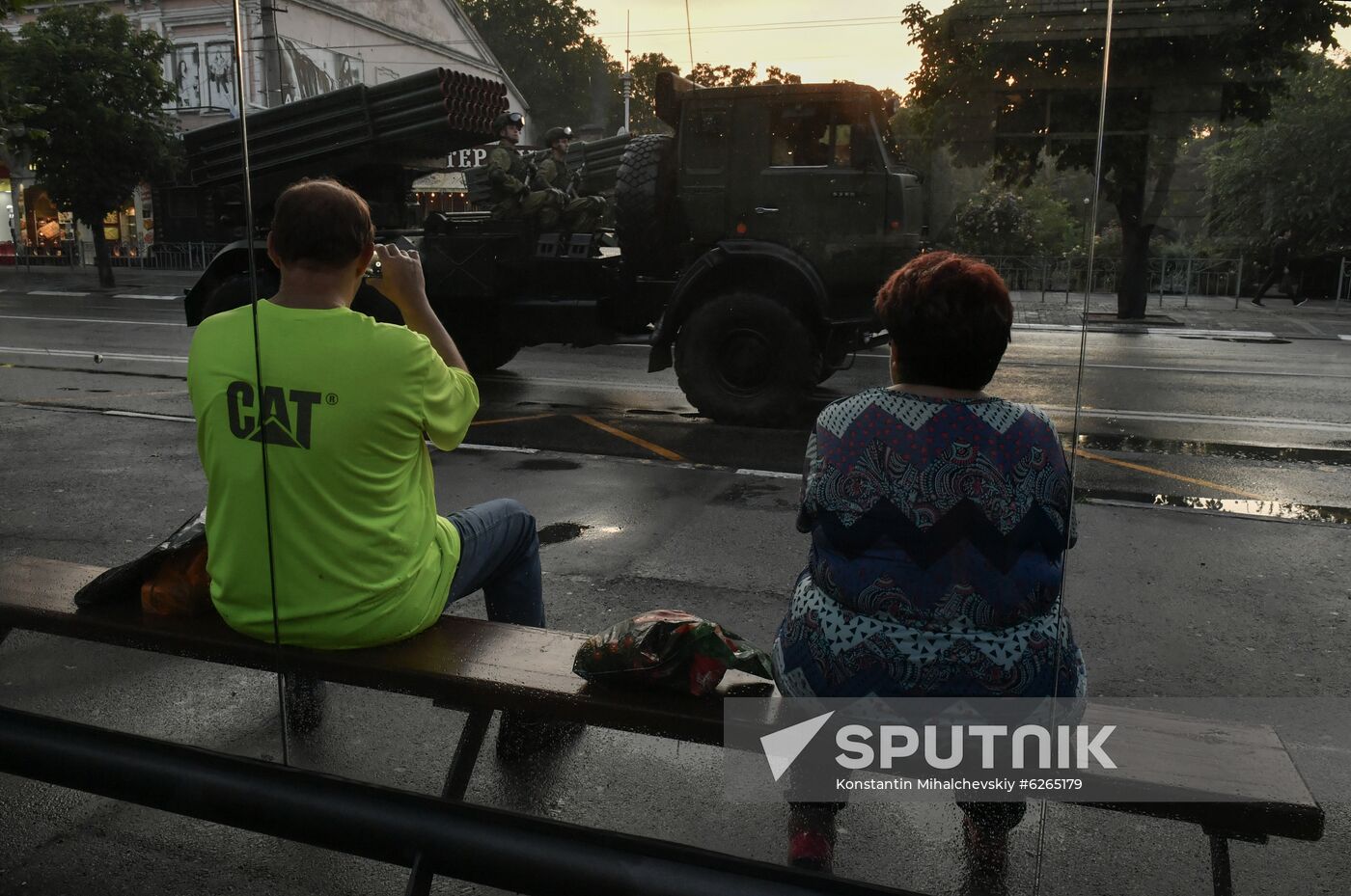 Russia WWII Victory Parade Rehearsal